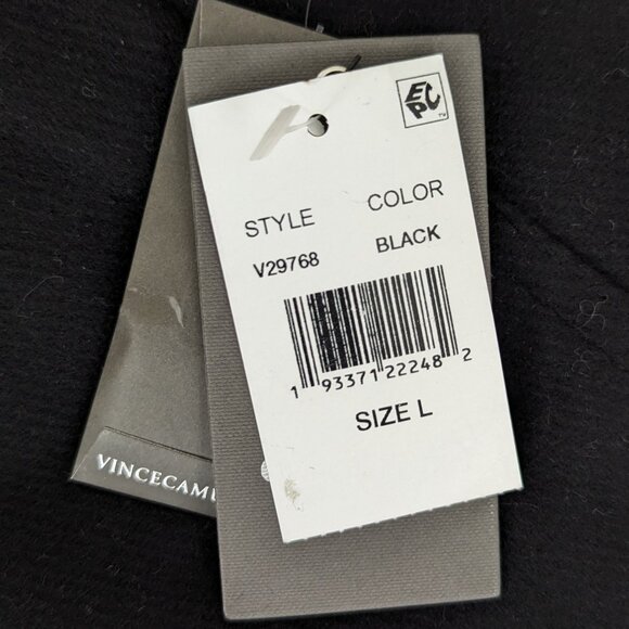 Vince Camuto Wool Blend Coat, Black, Women's Large - Picture 5 of 6